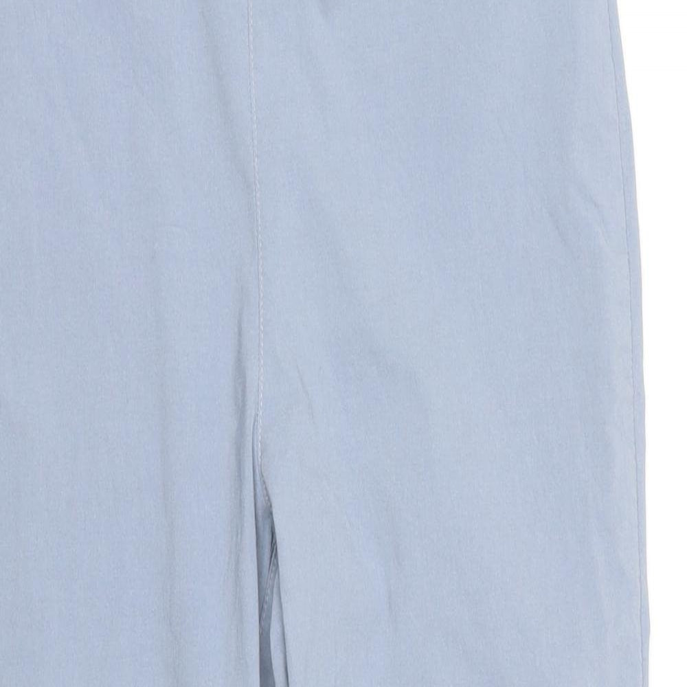 Roman Womens Blue   Cropped Trousers Size 10 L20 in