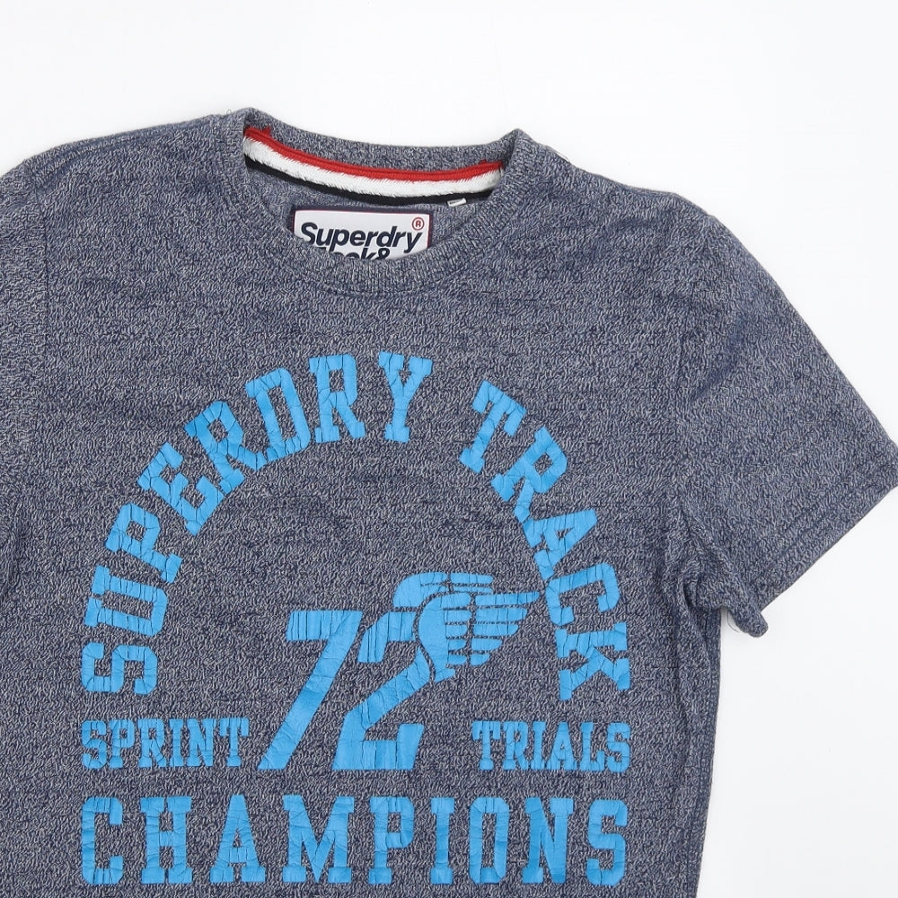 Superdry Mens Blue    T-Shirt Size XS