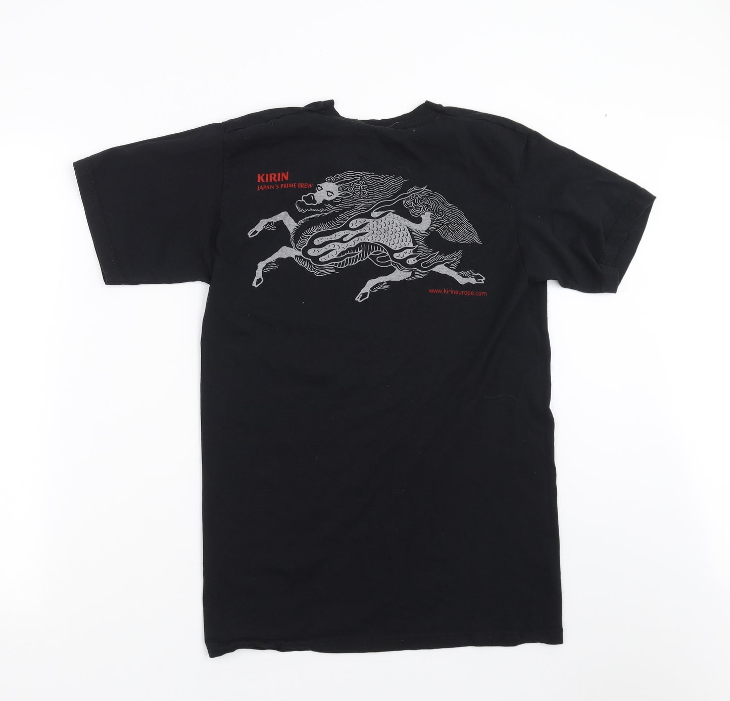 Fruit of the Loom Mens Black    T-Shirt Size M  - Kirin