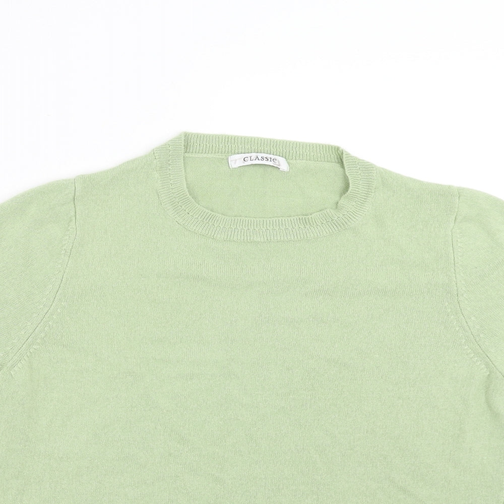 Marks and Spencer Womens Green  Knit Pullover Jumper Size 10
