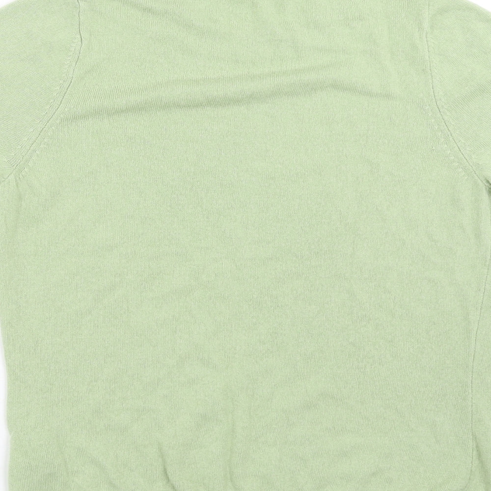 Marks and Spencer Womens Green  Knit Pullover Jumper Size 10