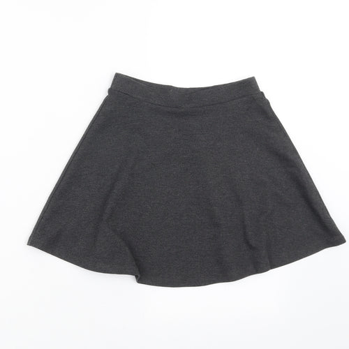 TU Girls Grey   A-Line Skirt Size 8 Years - school wear