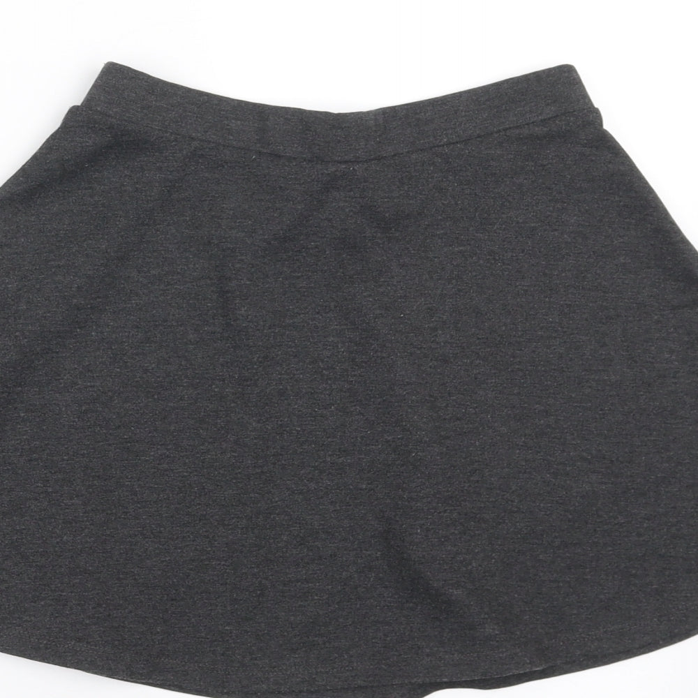 TU Girls Grey   A-Line Skirt Size 8 Years - school wear