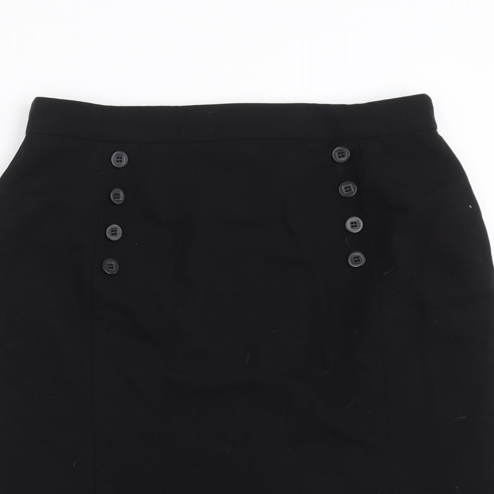 George Womens Black   Straight & Pencil Skirt Size 14