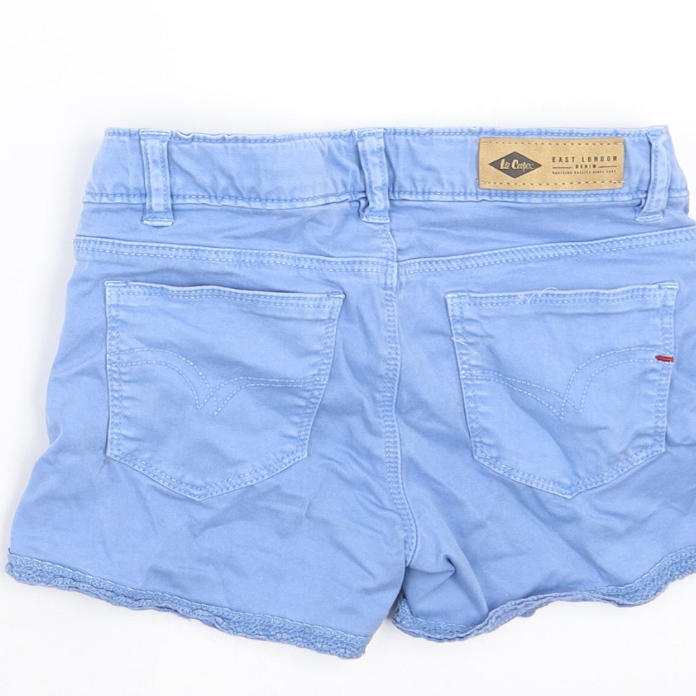 Lee Cooper Girls Blue   Hot Pants Shorts Size 5-6 Years