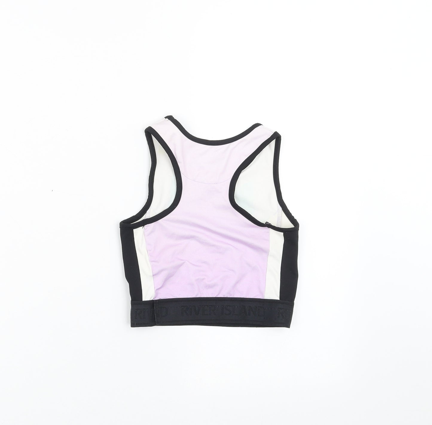 River Island Girls Multicoloured Floral  Cropped Tank Size 7-8 Years