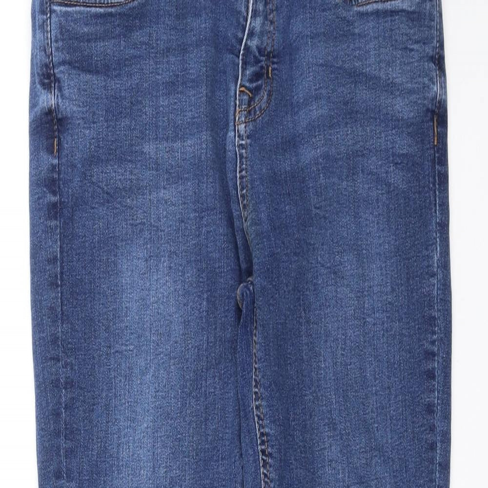 New Look Womens Blue  Denim Skinny Jeans Size 12 L24 in - Ankle grazer