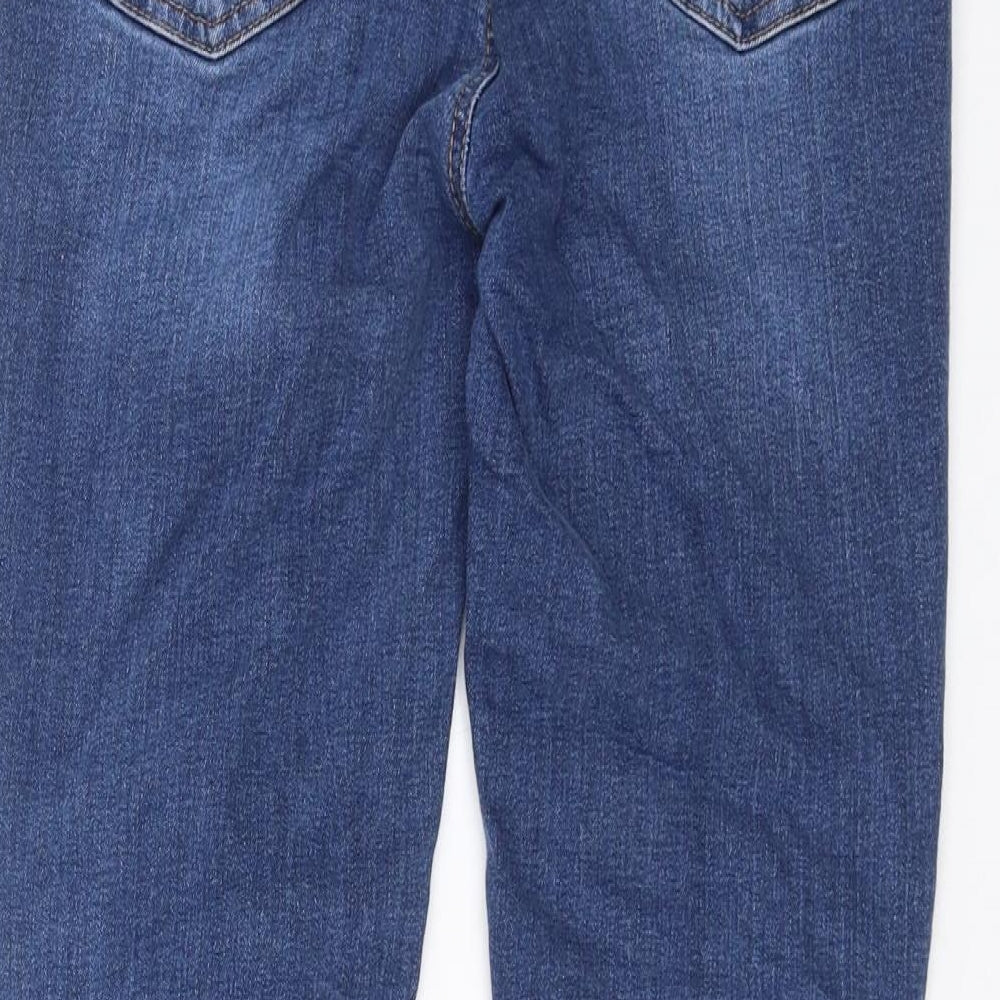 New Look Womens Blue  Denim Skinny Jeans Size 12 L24 in - Ankle grazer