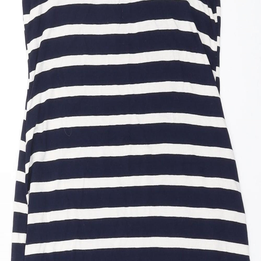 F&F Womens Blue Striped  Mini  Size 6