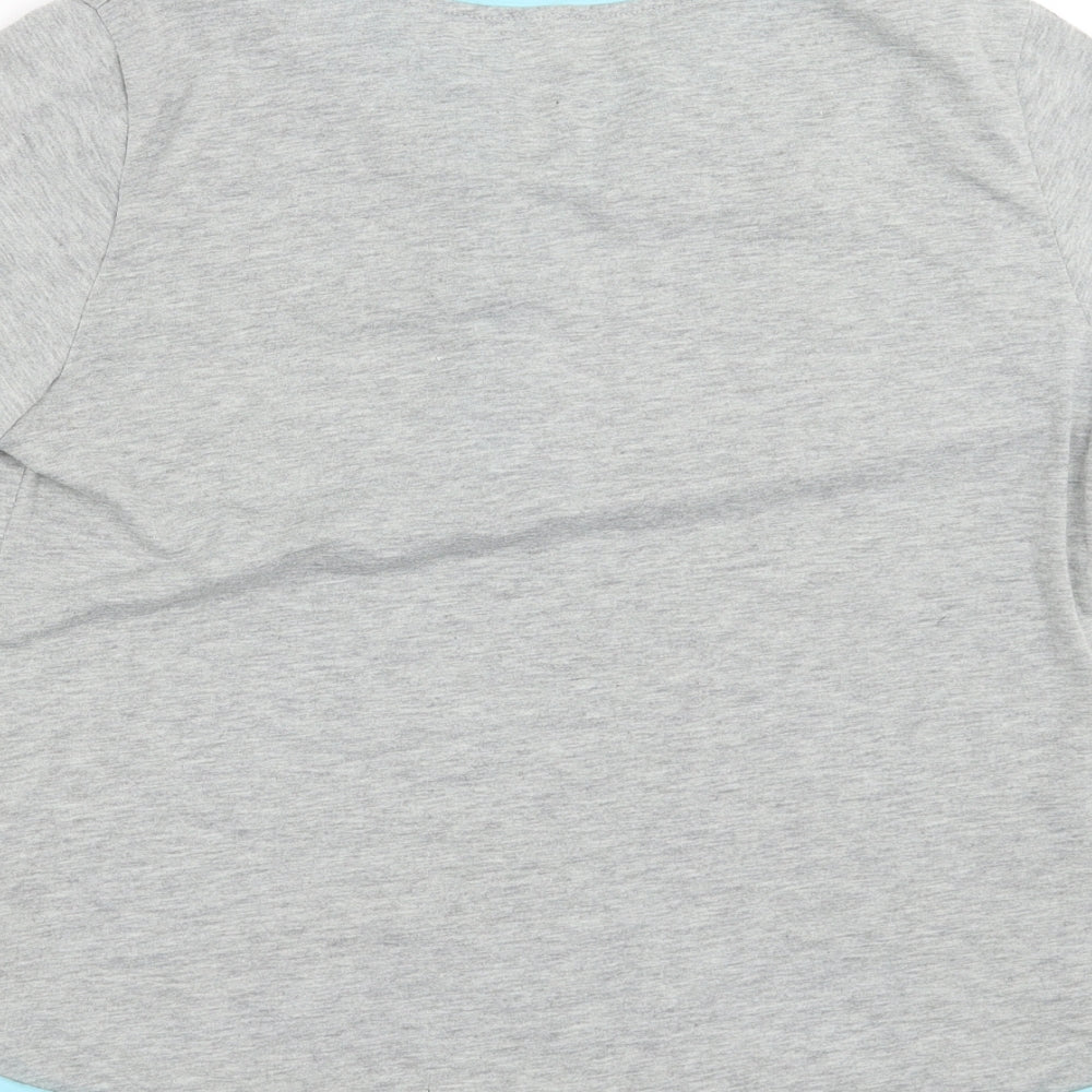 Preworn Womens Grey   Basic T-Shirt Size XL