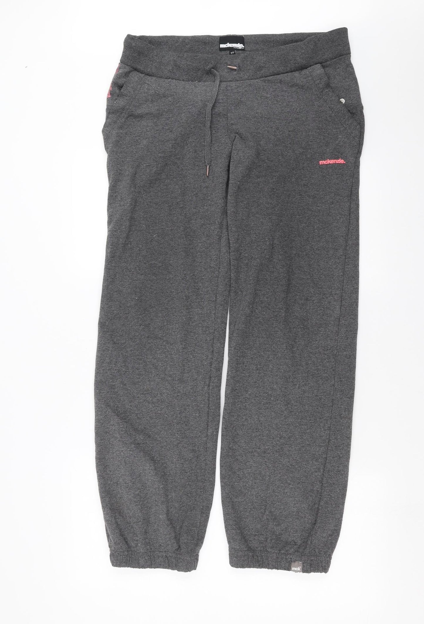McKenzie Womens Grey   Jogger Trousers Size 12 L31 in
