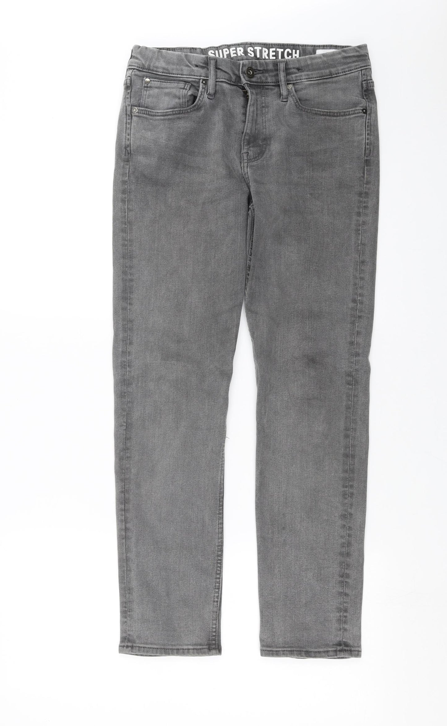 H&M Boys Grey  Denim Skinny Jeans Size 12-13 Years