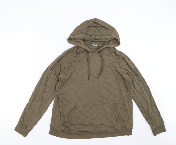 Nutmeg Womens Green   Pullover Hoodie Size 14