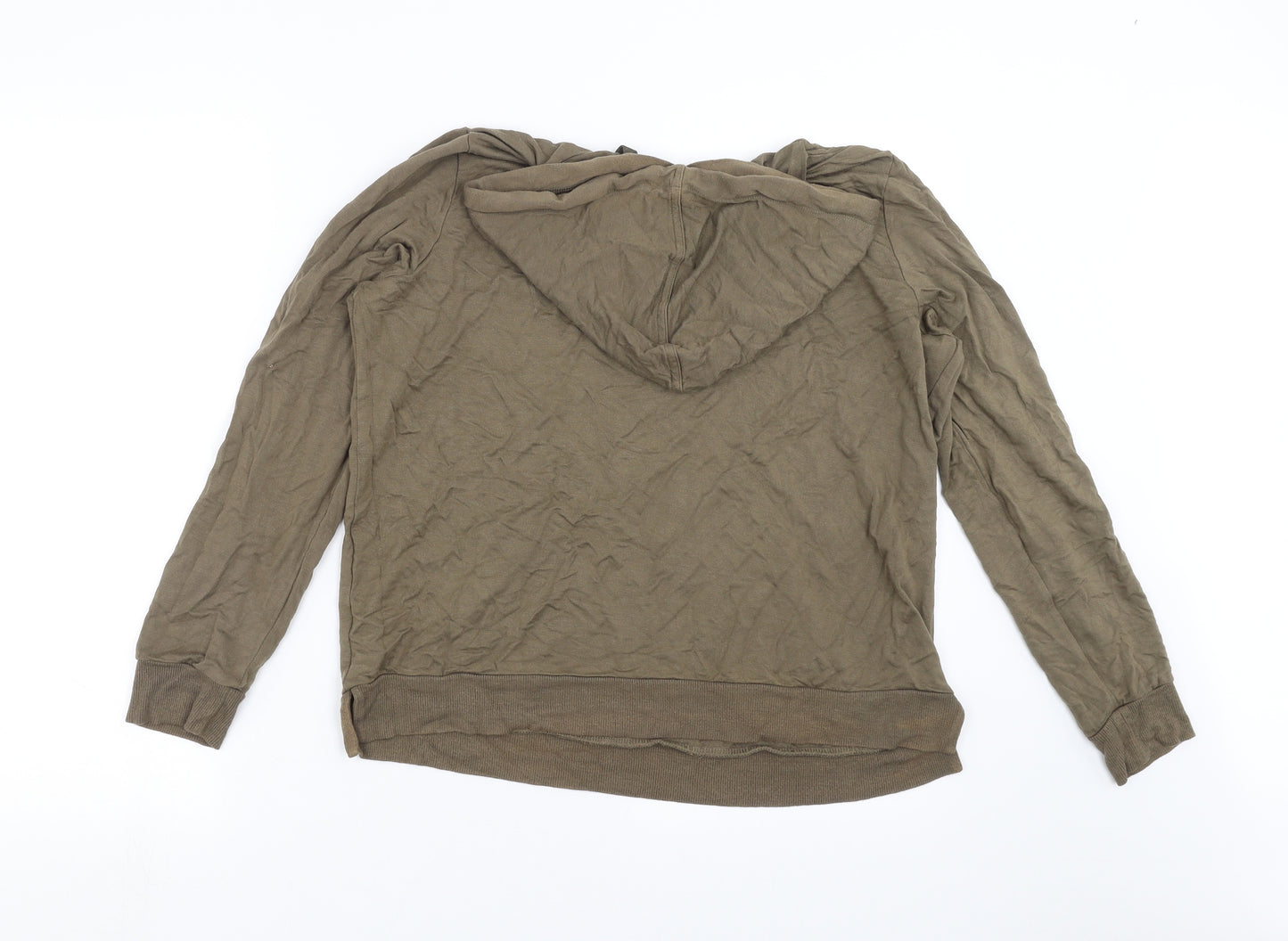 Nutmeg Womens Green   Pullover Hoodie Size 14