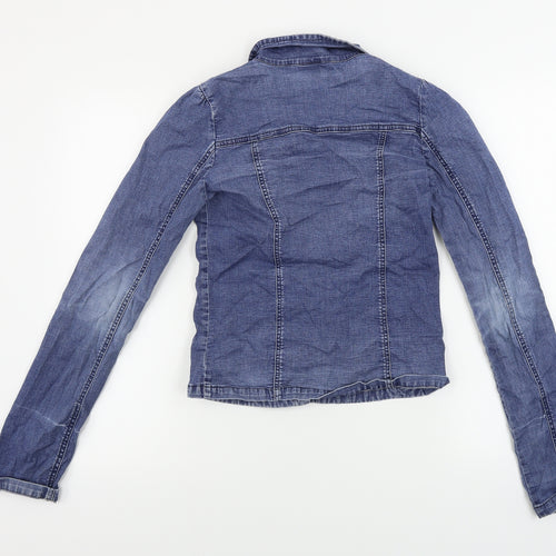 ZZZZZZ  Girls Blue   Jacket Coat Size S