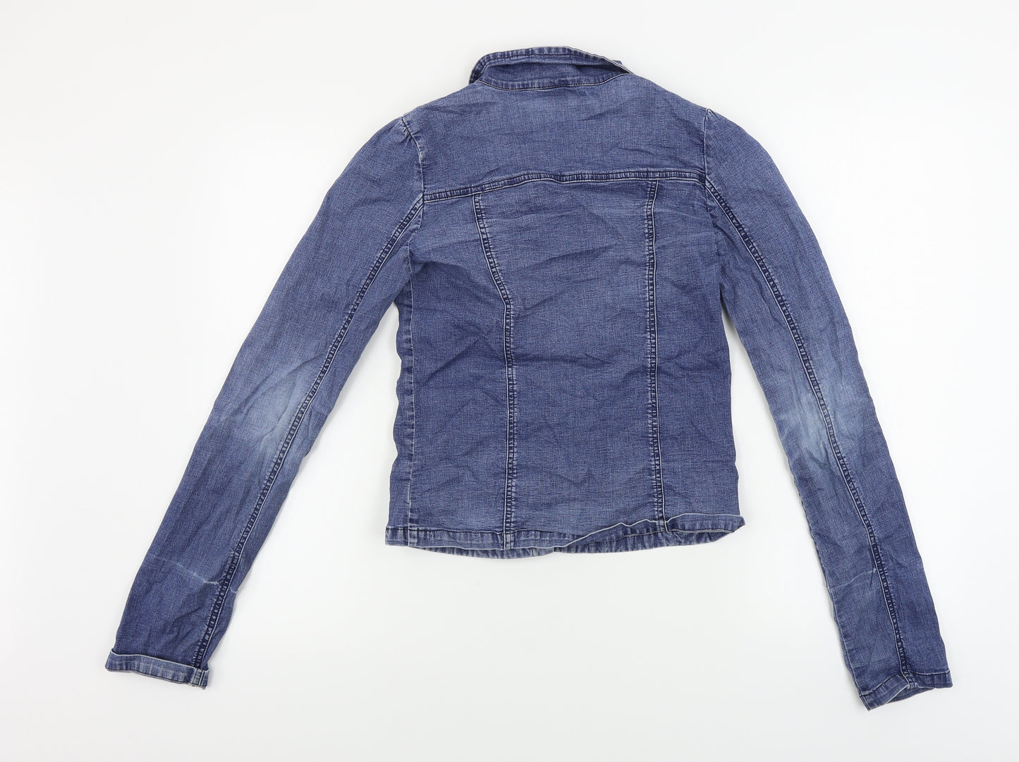 ZZZZZZ  Girls Blue   Jacket Coat Size S