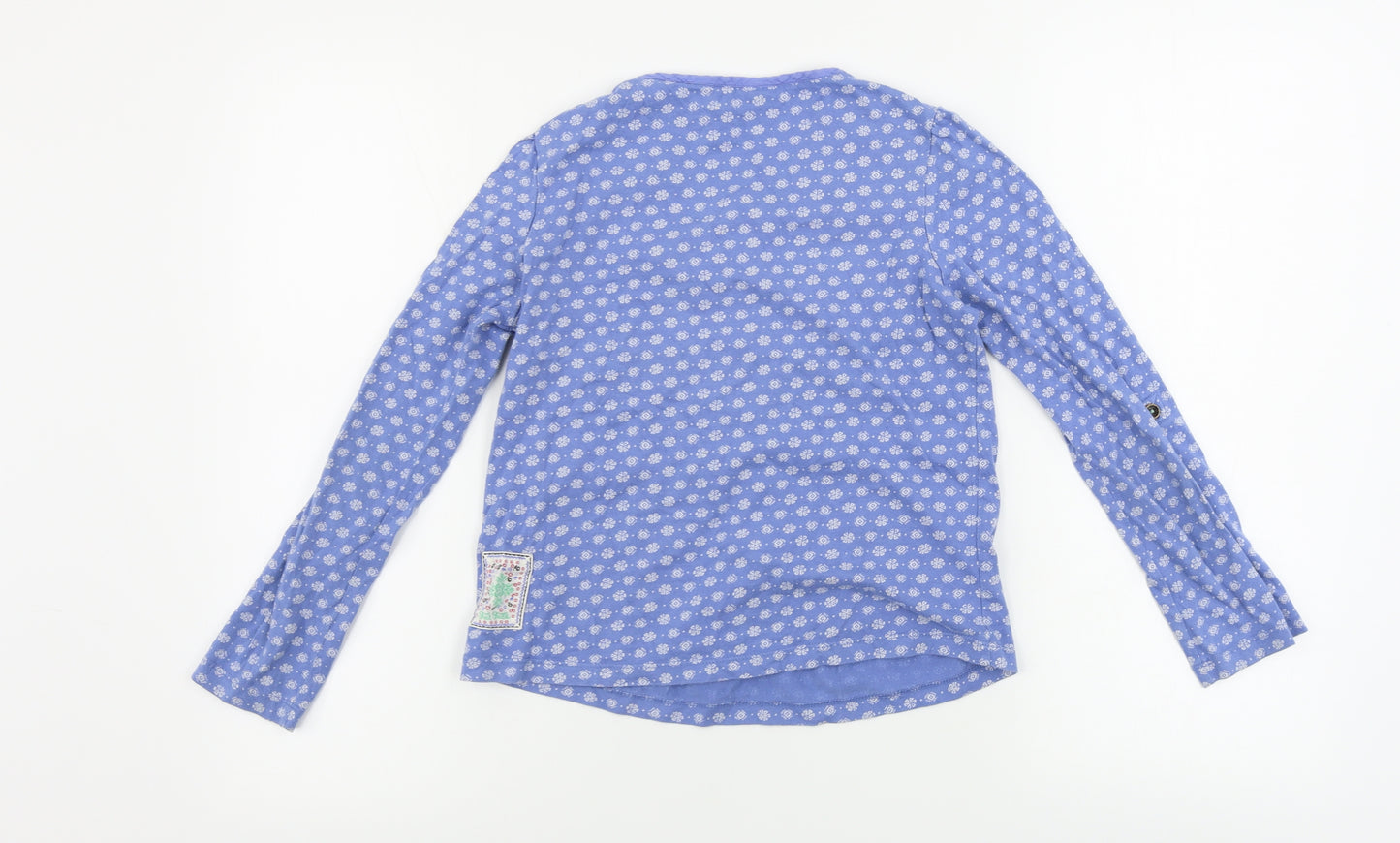 Fat Face  Girls Blue   Basic T-Shirt Size 8-9 Years