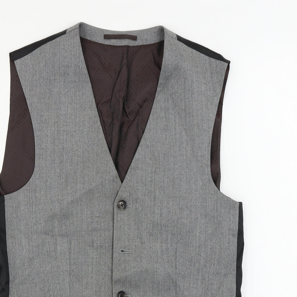 NEXT  Mens Grey   Jacket Suit Waistcoat Size 36