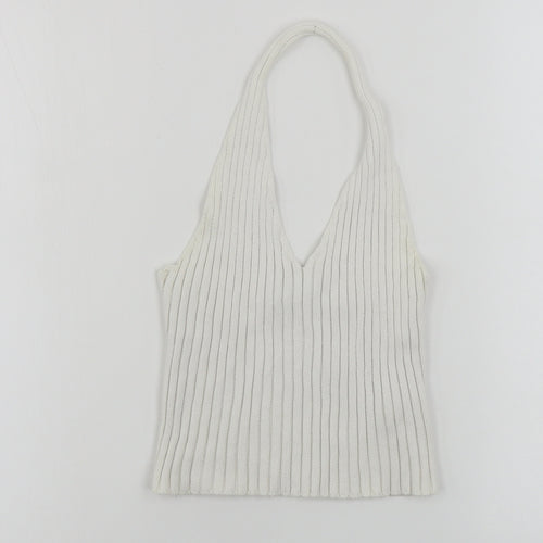 FOREVER 21  Womens White   Basic T-Shirt Size S