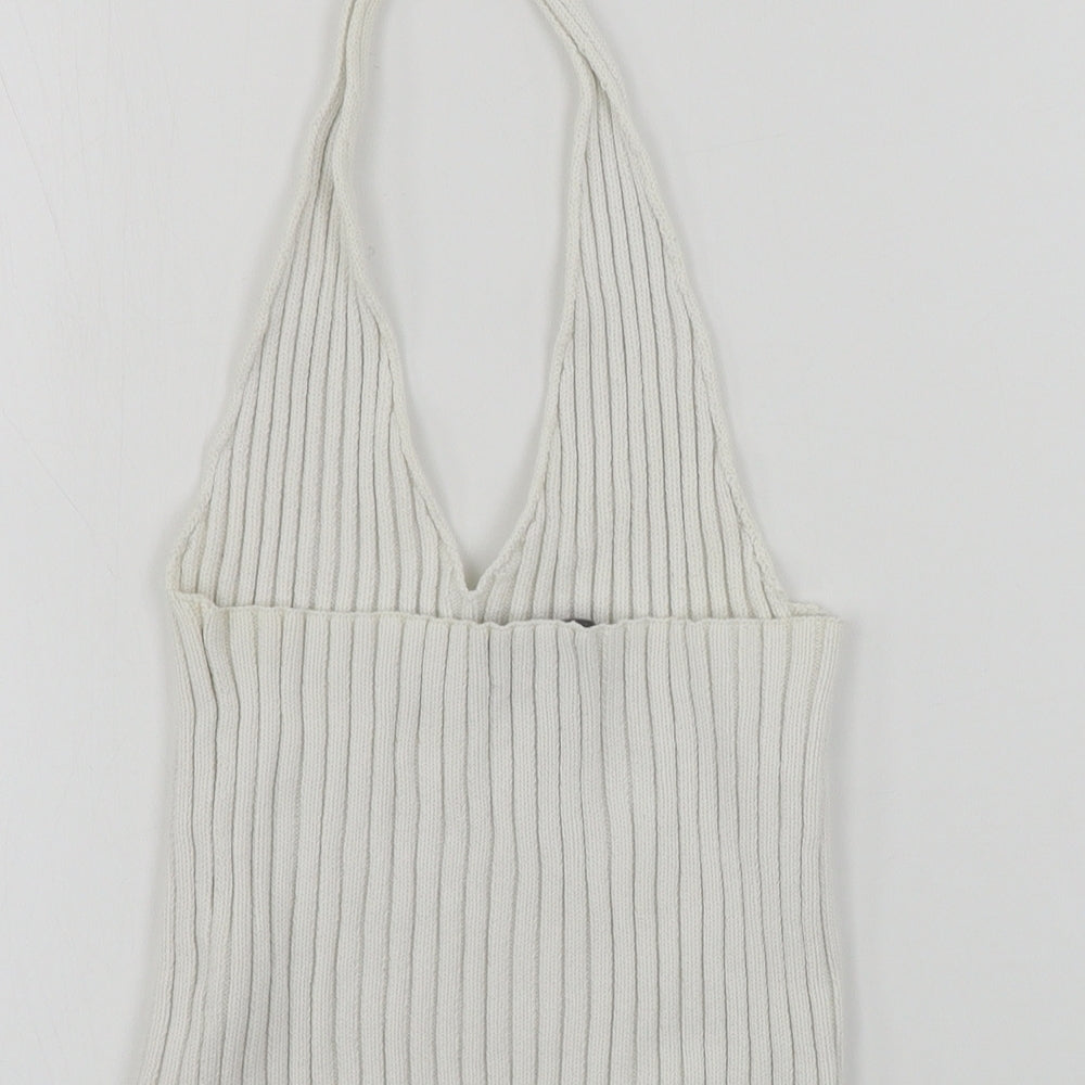 FOREVER 21  Womens White   Basic T-Shirt Size S
