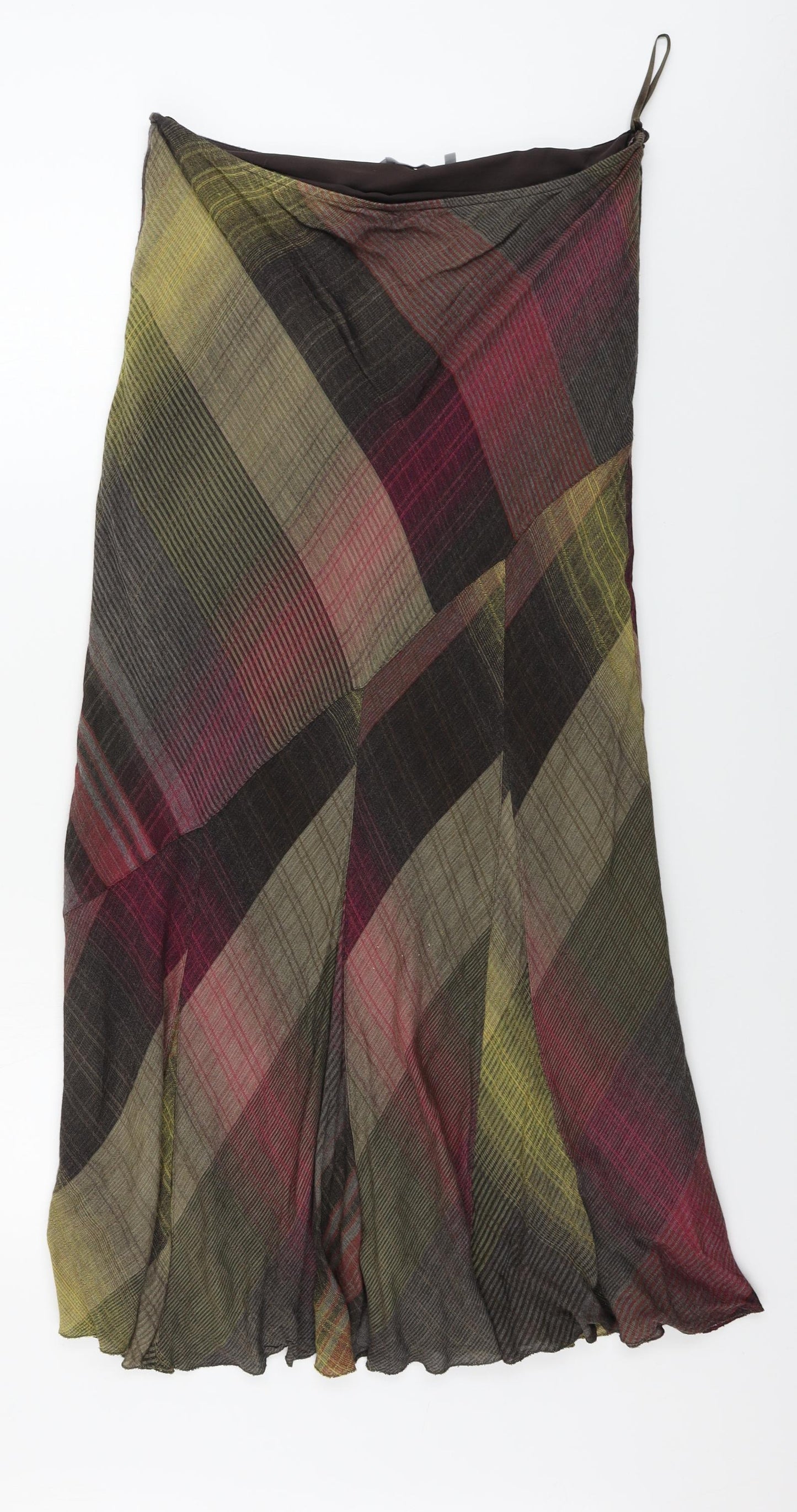 Per Una  Womens Brown   A-Line Skirt Size 14