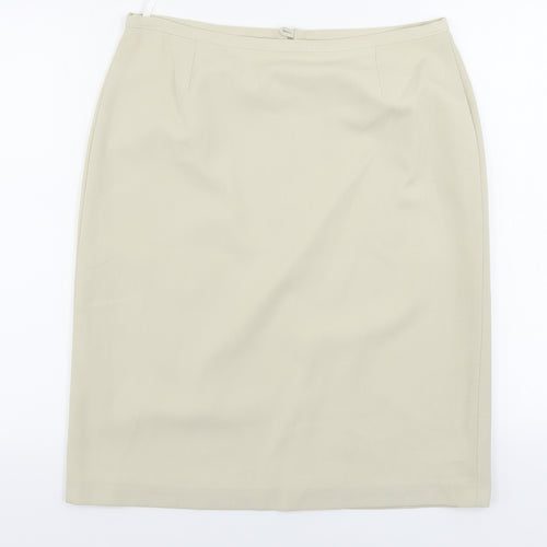 CMT  Womens Beige   A-Line Skirt Size 14