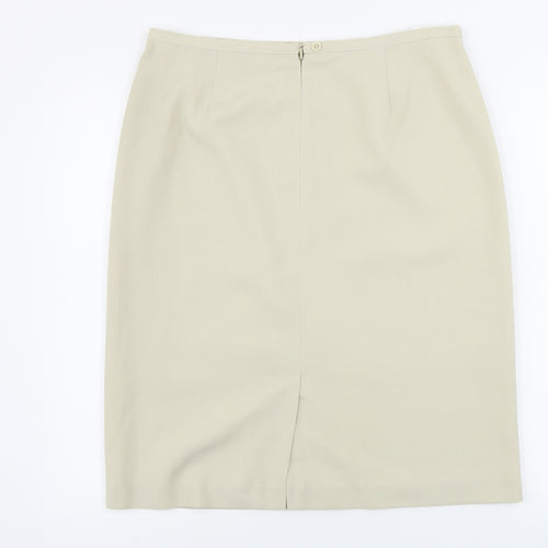 CMT  Womens Beige   A-Line Skirt Size 14