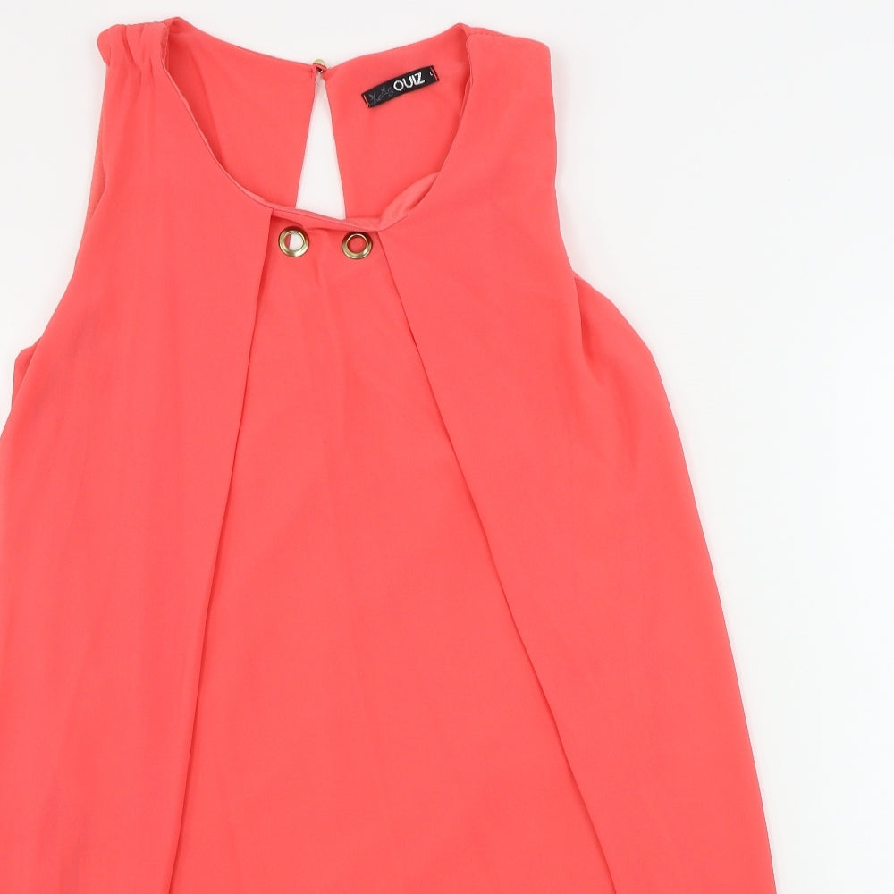 Quiz Womens Pink   Basic Blouse Size L