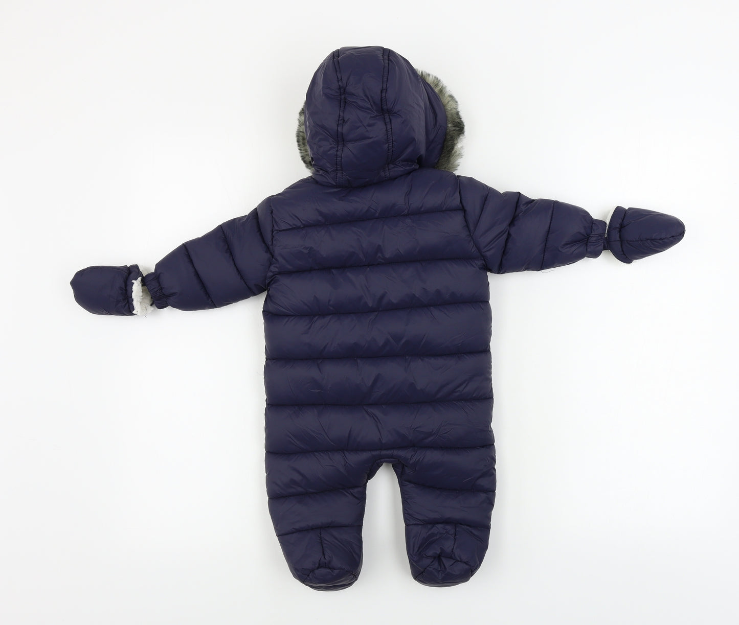F&F  Boys Blue   Coverall One-Piece Size 0-3 Months
