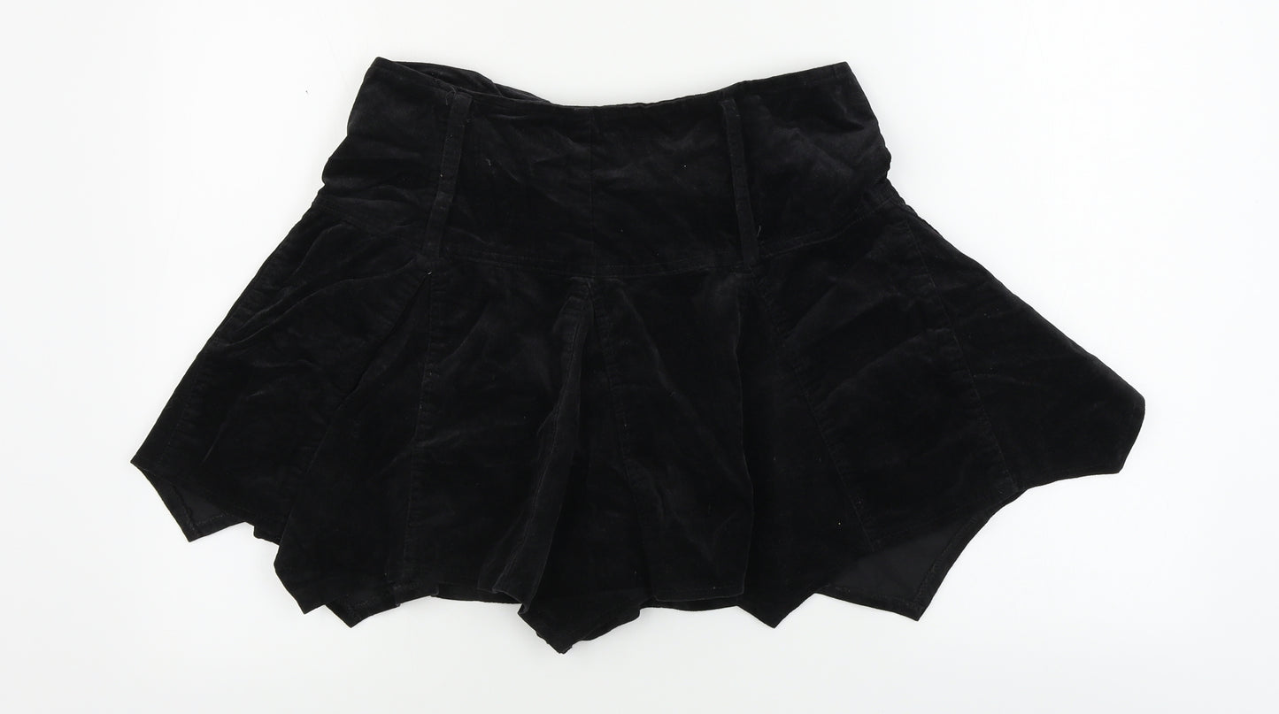 Preworn  Womens Black   A-Line Skirt Size 30 in