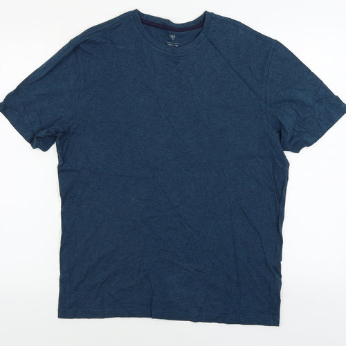Marks and Spencer  Mens Blue    T-Shirt Size XL