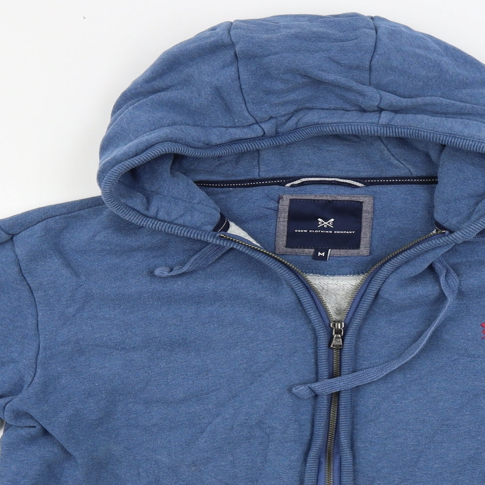 Crew Clothing  Mens Blue   Full Zip Hoodie Size M