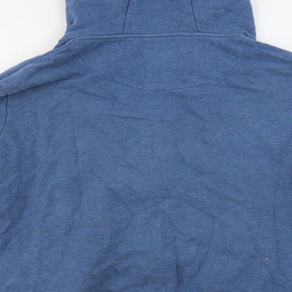 Crew Clothing  Mens Blue   Full Zip Hoodie Size M