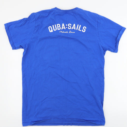 Quba Sails Mens Blue    T-Shirt Size L