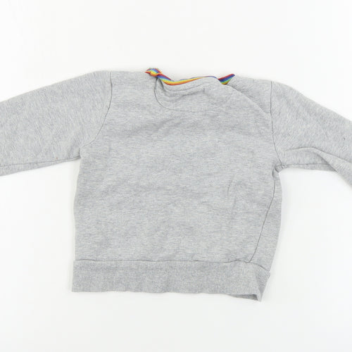 Little Bird Boys Grey   Pullover Jumper Size 18-24 Months