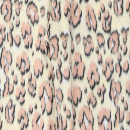 Preworn  Womens Beige Animal Print  Sweatpants Trousers Size 10 L25 in