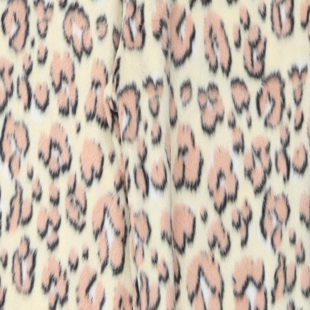 Preworn  Womens Beige Animal Print  Sweatpants Trousers Size 10 L25 in