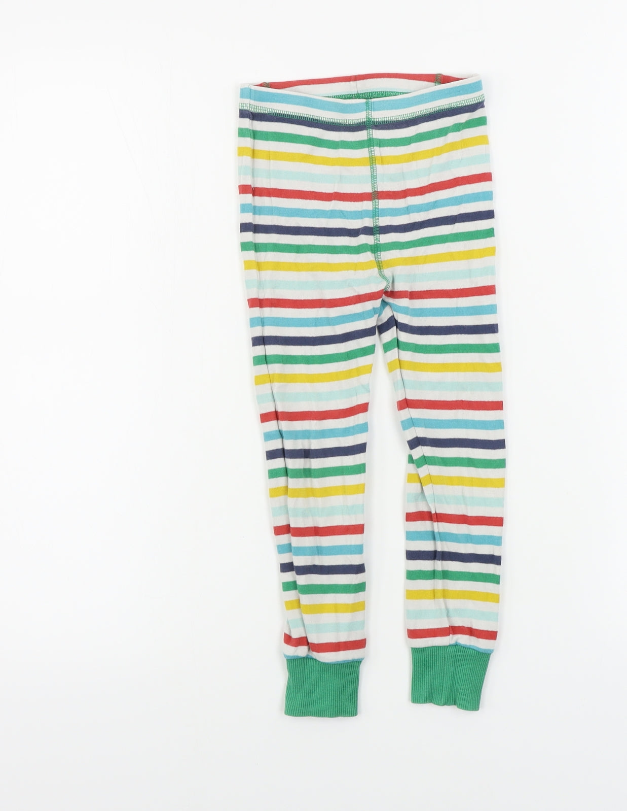 NEXT  Girls White Striped  Jegging Trousers Size 3-4 Years
