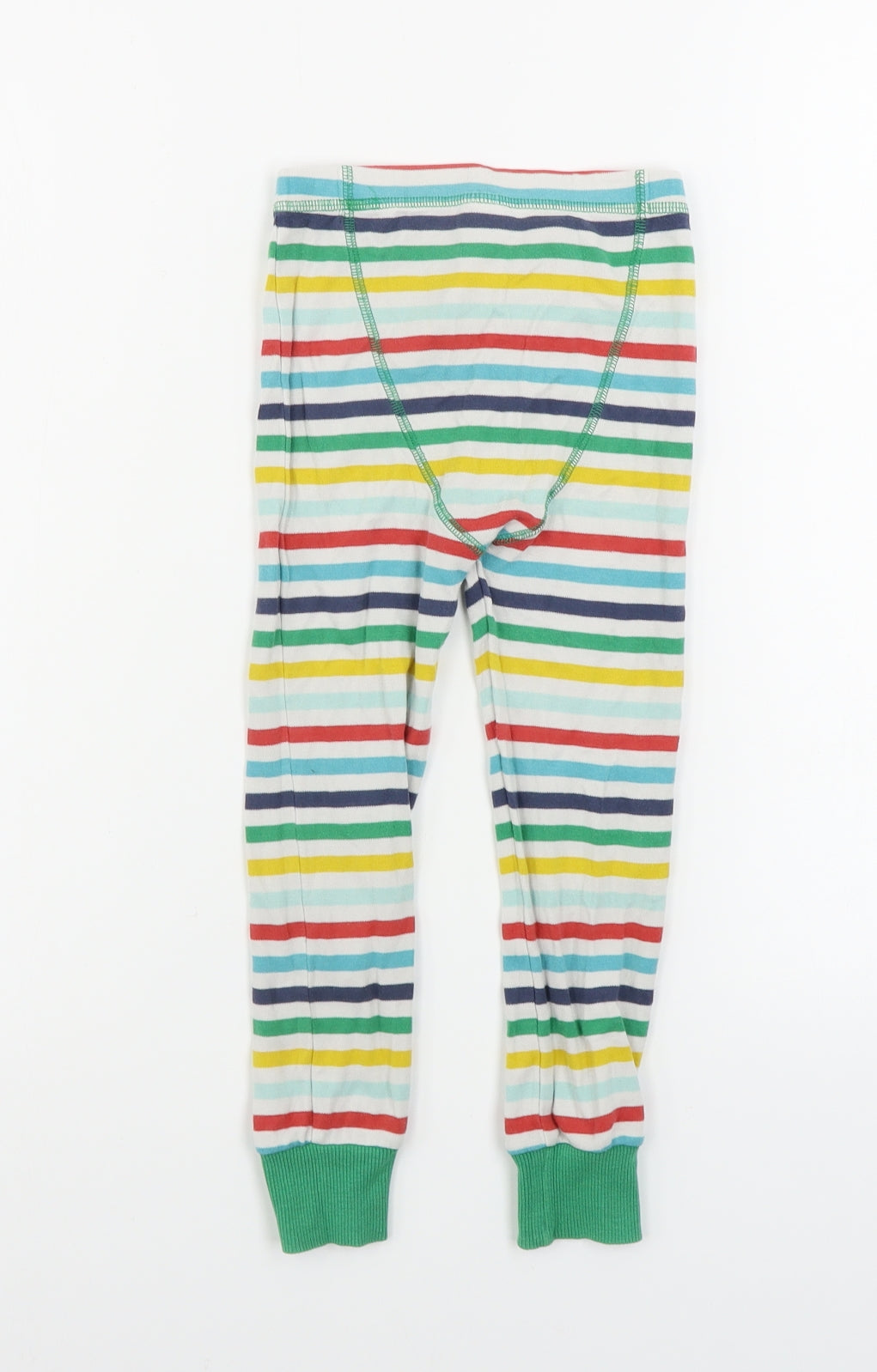 NEXT  Girls White Striped  Jegging Trousers Size 3-4 Years