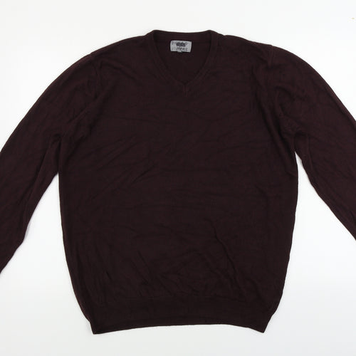 Marks and Spencer  Mens Red   Pullover Jumper Size XL