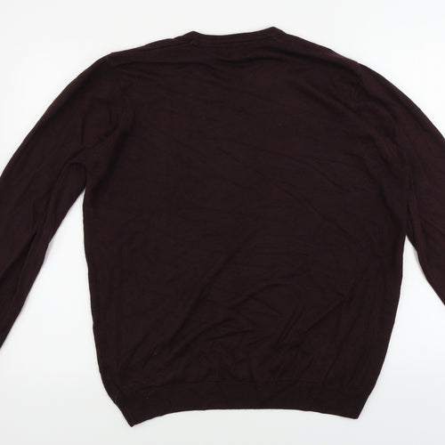 Marks and Spencer  Mens Red   Pullover Jumper Size XL