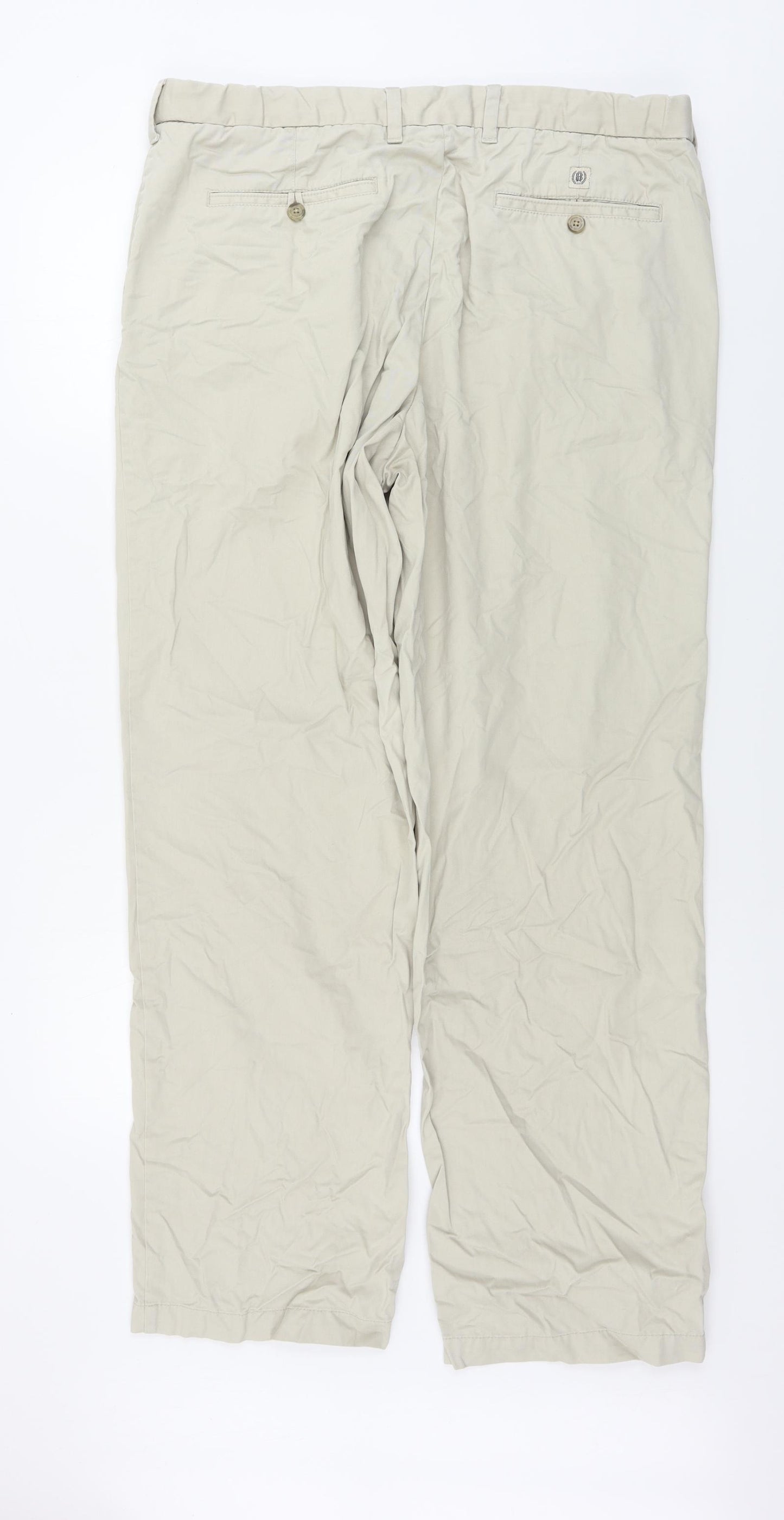 Marks and Spencer  Mens Beige   Trousers  Size 38 in L33 in