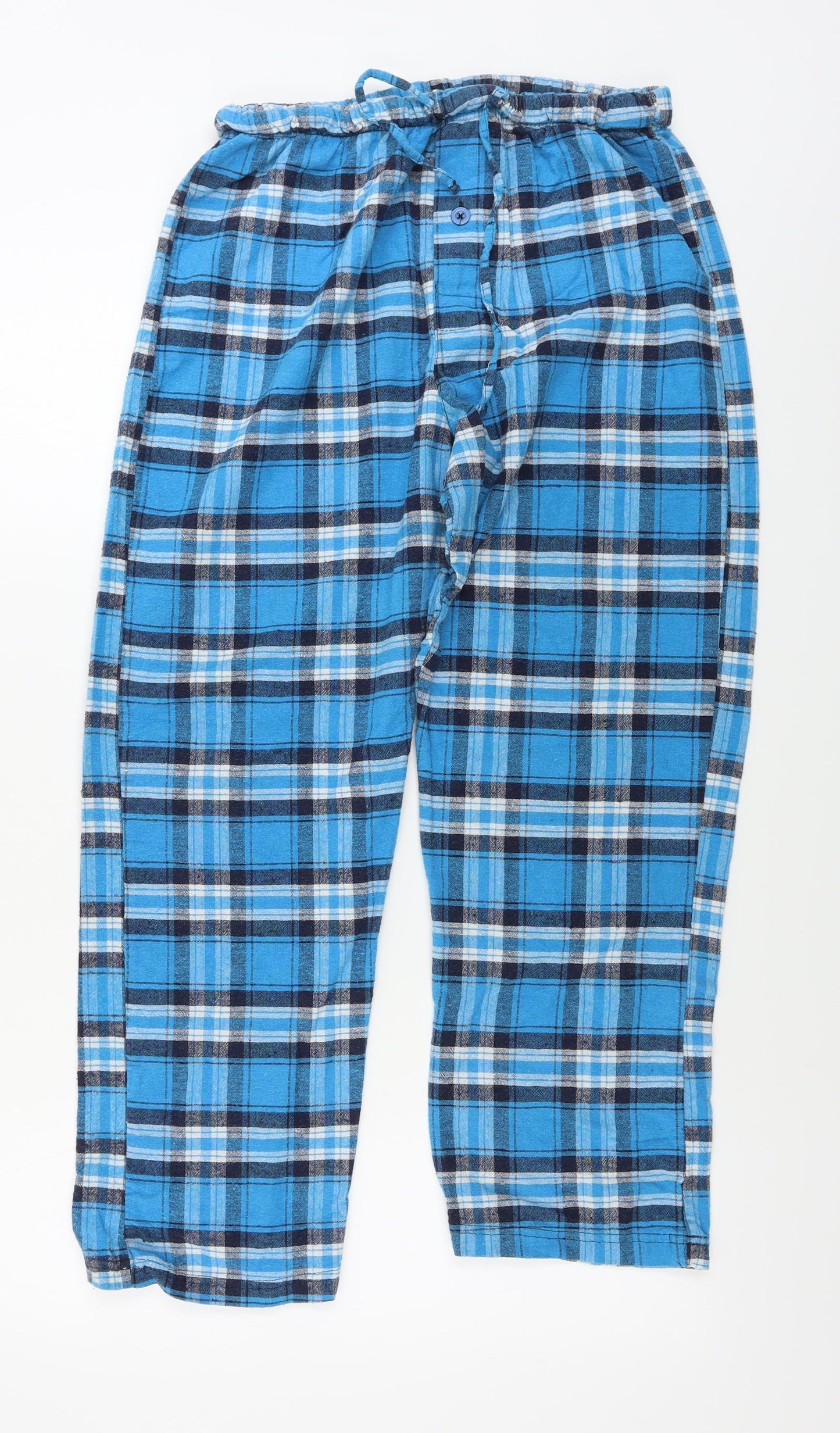 Location  Womens Blue Check  Trousers  Size M L25 in