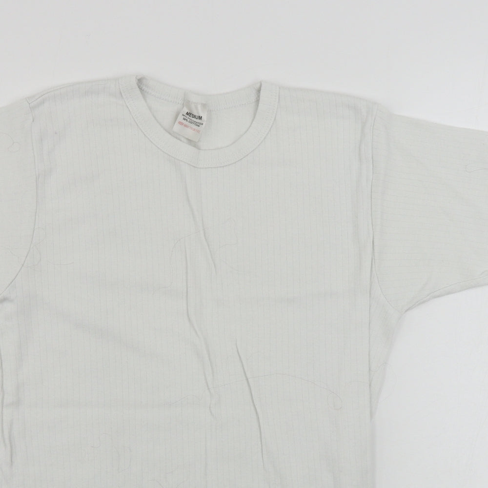 Preworn  Mens White    T-Shirt Size M