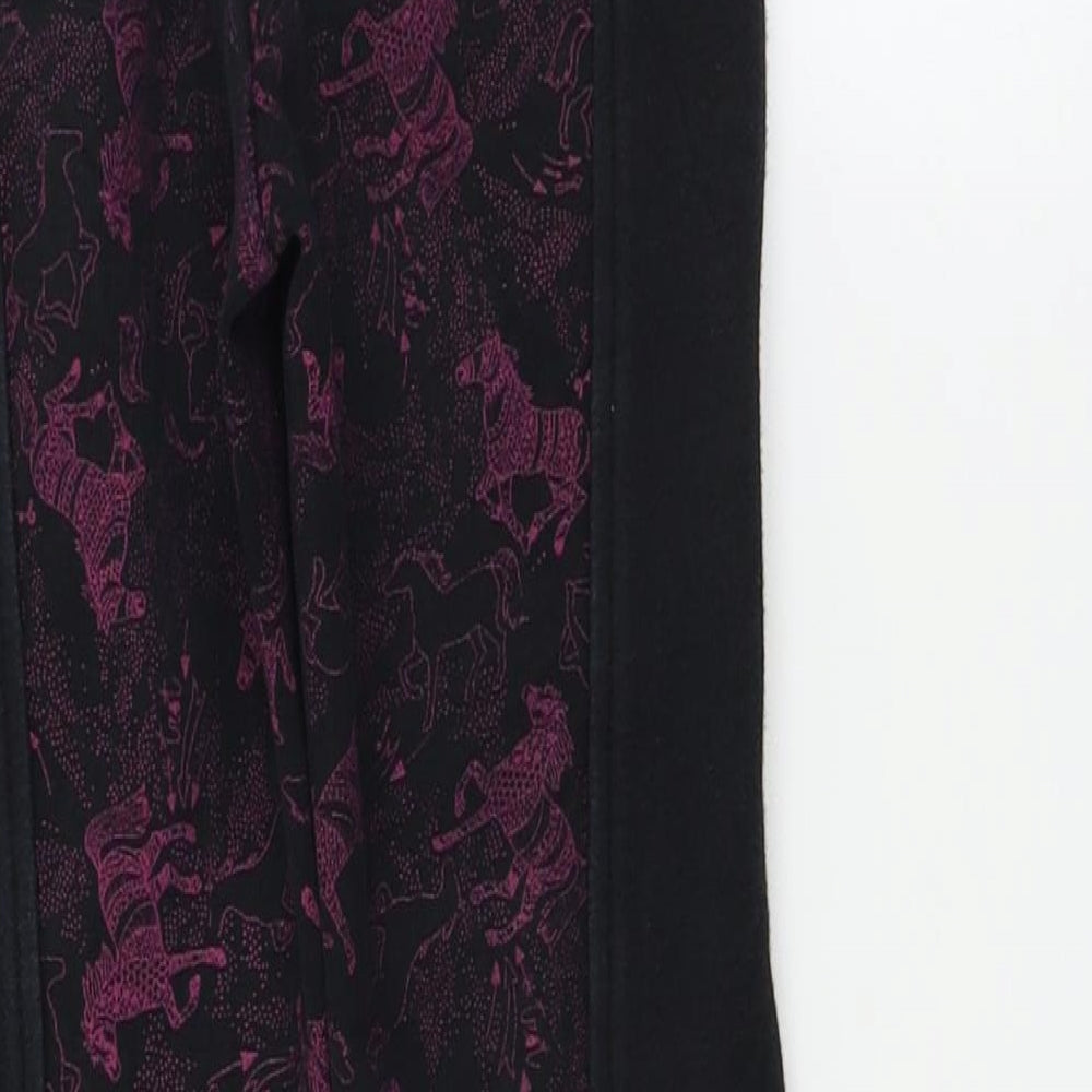Harry Hall Girls Black   Jegging Trousers Size 6 Years