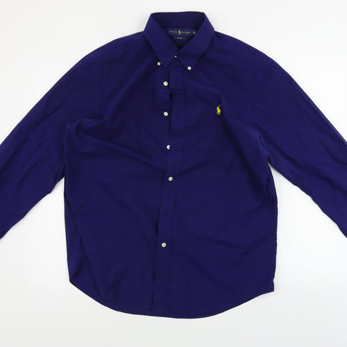 Ralph Lauren  Mens Blue    Button-Up Size XL