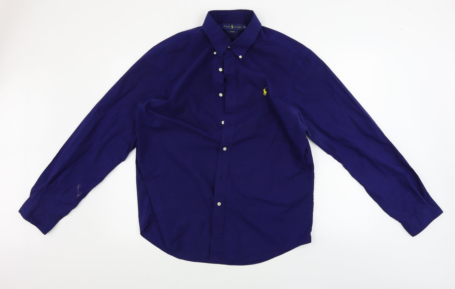 Ralph Lauren  Mens Blue    Button-Up Size XL