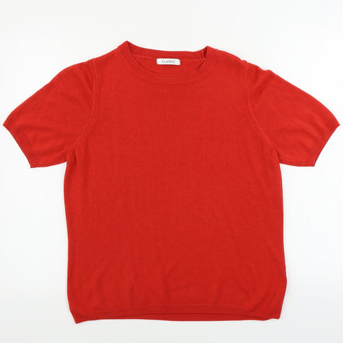 Marks and Spencer  Womens Red   Pullover Jumper Size 16