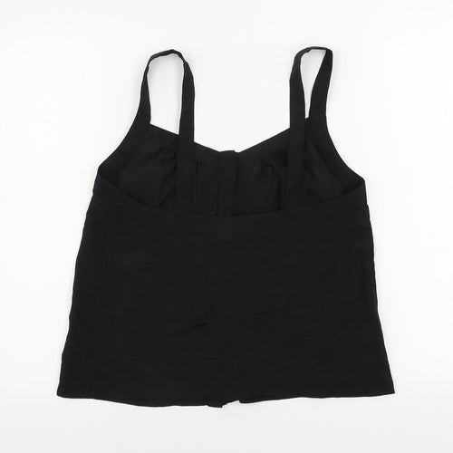 H&M  Womens Black   Basic Blouse Size 12
