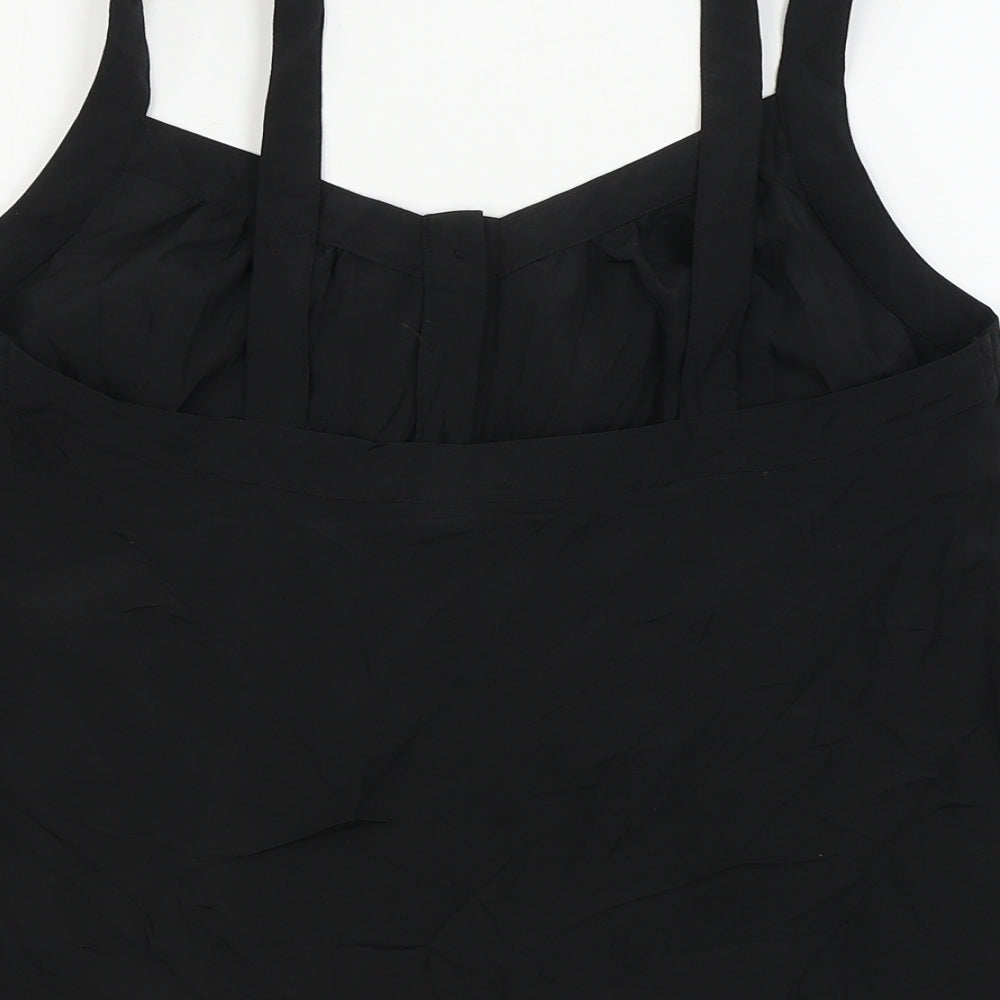 H&M  Womens Black   Basic Blouse Size 12